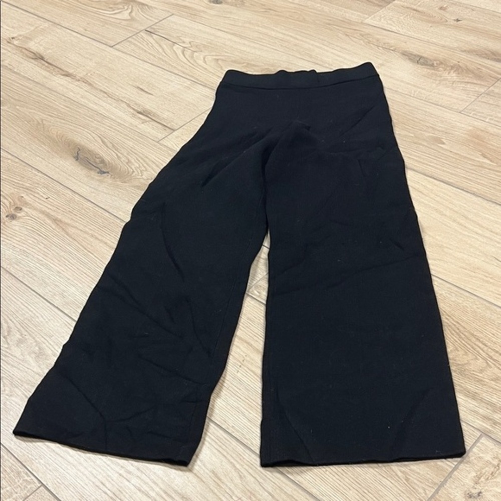 Aritzia Wilfred free Black Wide-Leg Track Pants